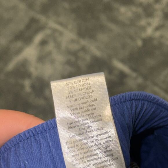 Pacsun Cargo Shorts Men Large Blue Cotton Stretch Adjustable Waistband 6" Inseam - Picture 5 of 7